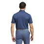 Picture of adidas Mens Two-Color Striped Polo Shirt - Navy IN6408