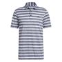 Picture of adidas Mens Two Colour Striped Golf Polo Shirt -Navy/White HS7579