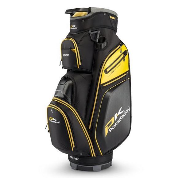 Picture of Powakaddy Edge Golf Cart Bag - Black/Yellow