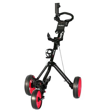 Picture of MacGregor MacTec 3 Wheeled Push Trolley - Black