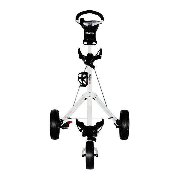 Picture of MacGregor MacTec 3 Wheeled Push Trolley - White