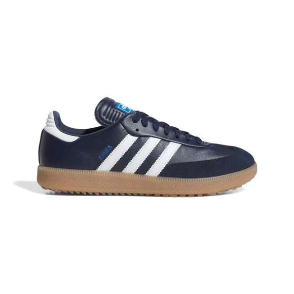 Picture of adidas Mens Samba Golf Shoes JH8544 Navy/White/Blue