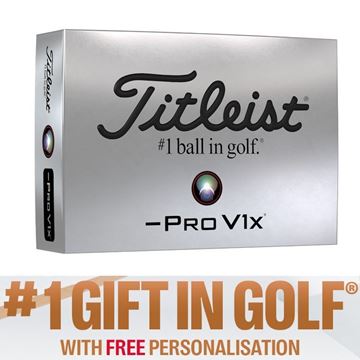Picture of Titleist Pro V1x Left Dash Golf Balls Personalised