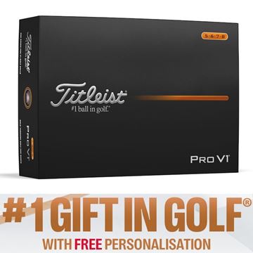 Picture of Titleist Pro V1 Golf Balls 2025 Personalised White