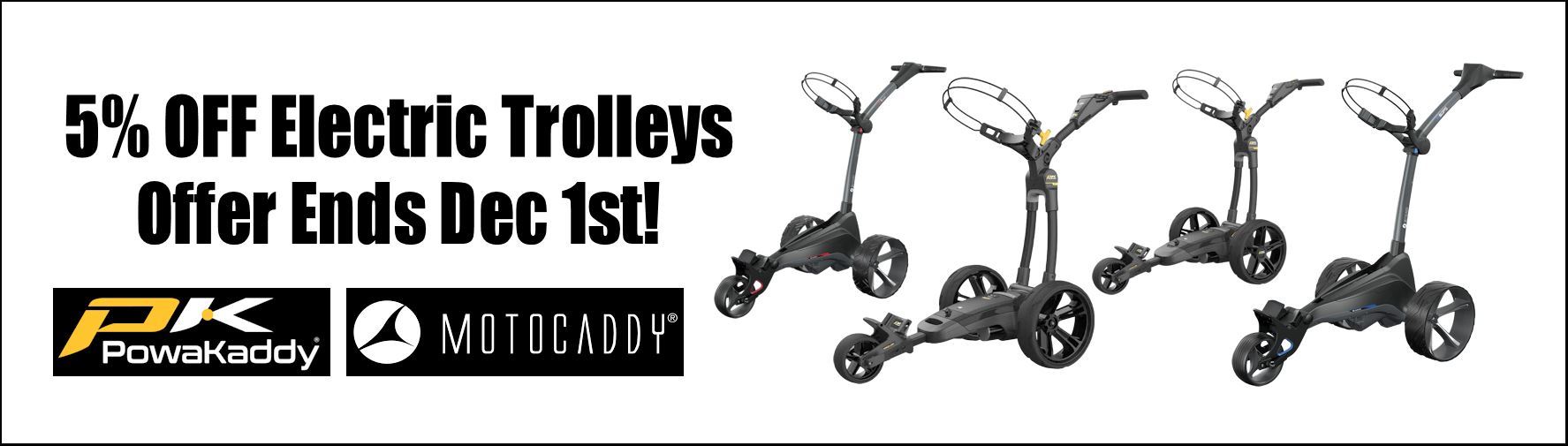 5% OFF electric trolleys
