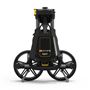 Picture of Powakaddy DLX-Lite FF Push Golf Cart - Gunmetal with Yellow Trim