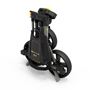 Picture of Powakaddy DLX-Lite FF Push Golf Cart - Gunmetal with Yellow Trim