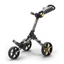 Picture of Powakaddy Micra Push Trolley - Gunmetal with Yellow Trim
