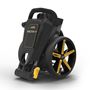 Picture of Powakaddy Micra Push Trolley - Gunmetal with Yellow Trim