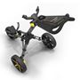 Picture of Powakaddy Micra Push Trolley - Gunmetal with Yellow Trim