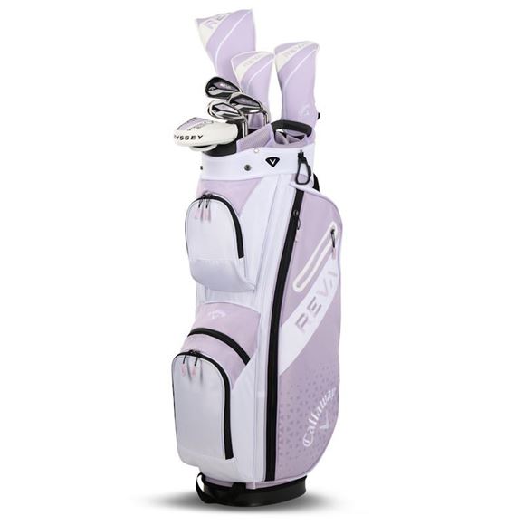 Picture of Callaway Ladies REVA 8 Piece Package Set with Cart Bag - Violet Mist