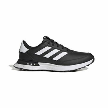 Picture of adidas Mens S2G SL Leather Golf Shoes Black/White