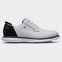 Picture of FootJoy Mens Traditions Bulcher Golf Shoes 57979 White/Black/Red (2026)