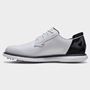 Picture of FootJoy Mens Traditions Bulcher Golf Shoes 57979 White/Black/Red (2026)
