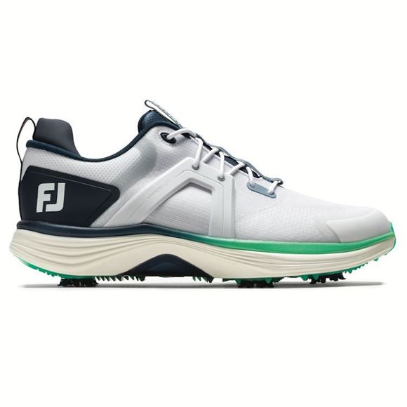 Picture of FootJoy Mens Hyperflex Golf Shoes 55489 White/Navy/Green (2026)