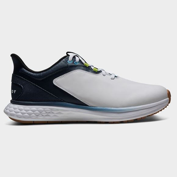 Picture of FootJoy Mens Pulse Golf Shoes 54706 White/Gum/Navy (2026)