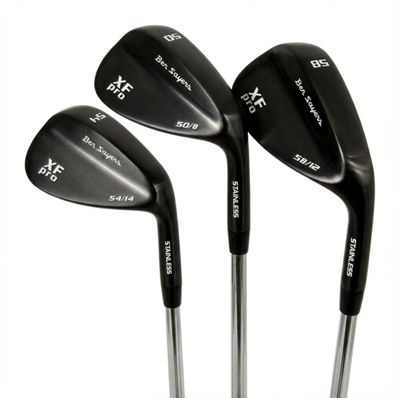 Picture of Ben Sayers XF Pro Wedge Set - Black - 50, 54 & 58 (3 Clubs)