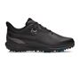 Picture of Under Armour Mens UA Drive Fade Wide Golf Shoes Black/Metallic Silver