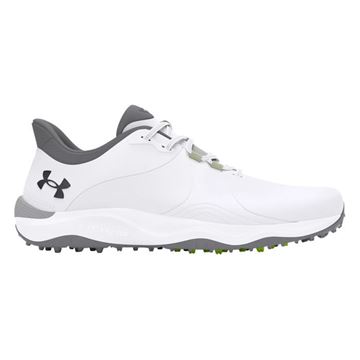 Picture of Under Armour Mens UA Drive Pro SL Wide Golf Shoes White