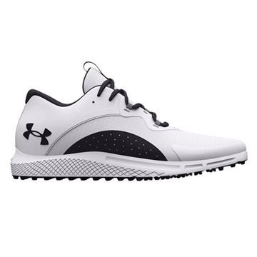 Picture of Under Armour Mens UA Charged Draw 2 SL Golf Shoes White