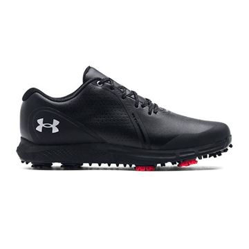 Picture of Under Armour Mens Charged Draw RST Wide E Golf Shoes Black