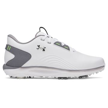 Picture of Under Armour Mens Drive Fade 2 Golf Shoes White/Grey/Silver 2026