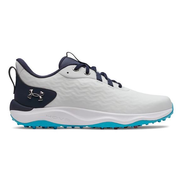 Picture of Under Armour Mens UA Drive Pro Clone SL Golf Shoes Grey/Silver/Navy 2026