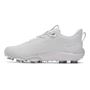 Picture of Under Armour Mens UA Drive Pro Clone Golf Shoes  White/Metallic/Gun Metal 2026