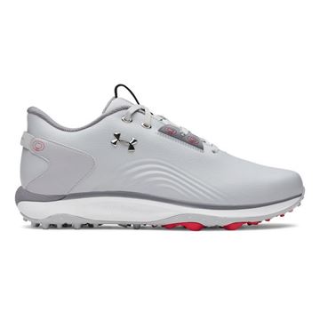 Picture of Under Armour Mens Drive Fade 2 SL Golf Shoes Grey/Metallic Silver 2026
