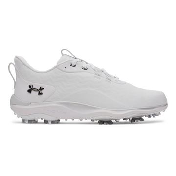 Picture of Under Armour Mens UA Drive Pro Clone SL Golf Shoes White/Metallic 2026