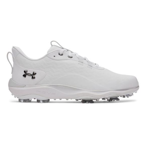 Picture of Under Armour Mens UA Drive Pro Clone SL Golf Shoes White/Metallic 2026