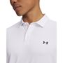 Picture of Under Armour Men's UA Tee To Green Polo White/Black 6012303