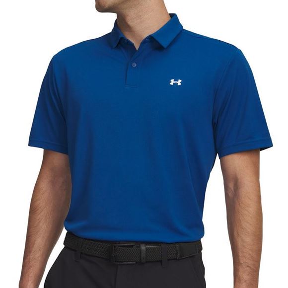Picture of Under Armour Men's UA Tee To Green Polo Varsity Blue/White 6012303