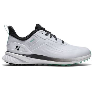 Picture of FootJoy Mens Pro SL Golf Shoes White/Black/Teal 56950 (2026)