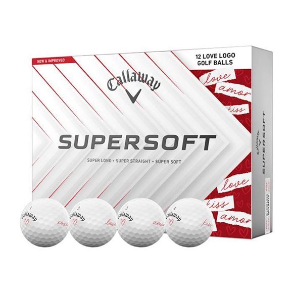 Picture of Callaway Limited Edition Supersoft Love Golf Balls - Valentine's Day