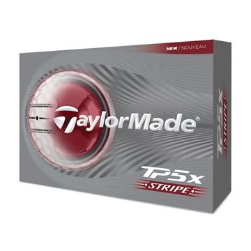 Picture of TaylorMade TP5x Stripe Golf Balls - White 2026