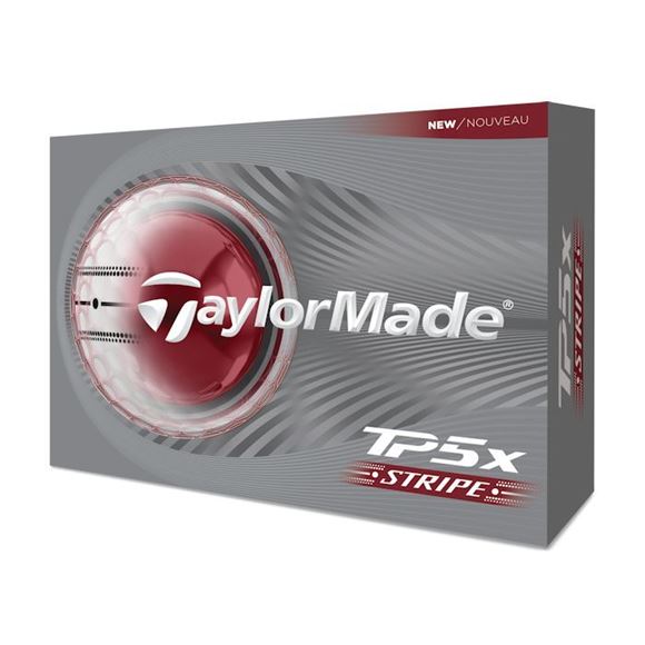 Picture of TaylorMade TP5x Stripe Golf Balls - White 2026