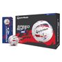 Picture of TaylorMade SpeedSoft Ink Golf Balls - Red/Blue 2026