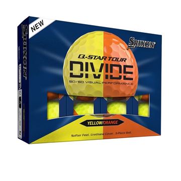 Picture of Srixon Q Star Divide Golf Balls Yellow/Orange 2026