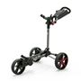 Picture of Powakaddy DLX-Lite FF Push Golf Cart - Gunmetal with Red Trim