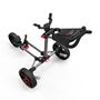 Picture of Powakaddy DLX-Lite FF Push Golf Cart - Gunmetal with Red Trim