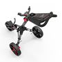 Picture of Powakaddy Micra Push Trolley - Gunmetal with Red Trim