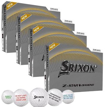 Picture of Srixon Z Star Diamond Golf Balls 4 for 3 Special White