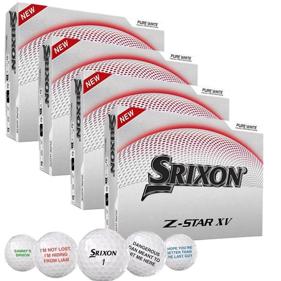 Picture of Srixon Z Star XV Golf Balls 4 for 3 Special White