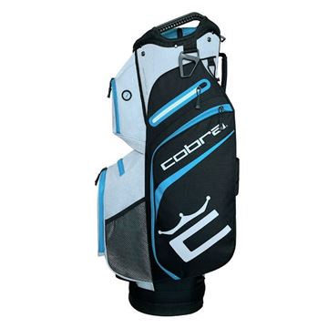 Picture of Cobra Signature Cart Bag - Vivid Blue/High Rise/Black