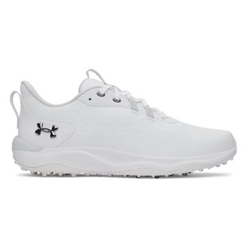 Picture of Under Armour Mens UA Drive Pro Clone SL Golf Shoes White/Metallic 2026