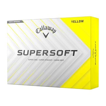 Picture of Callaway Supersoft Golf Balls (Multi Buy) 2025 Yellow