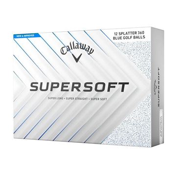 Picture of Callaway Supersoft Splatter 360 Blue Golf Balls