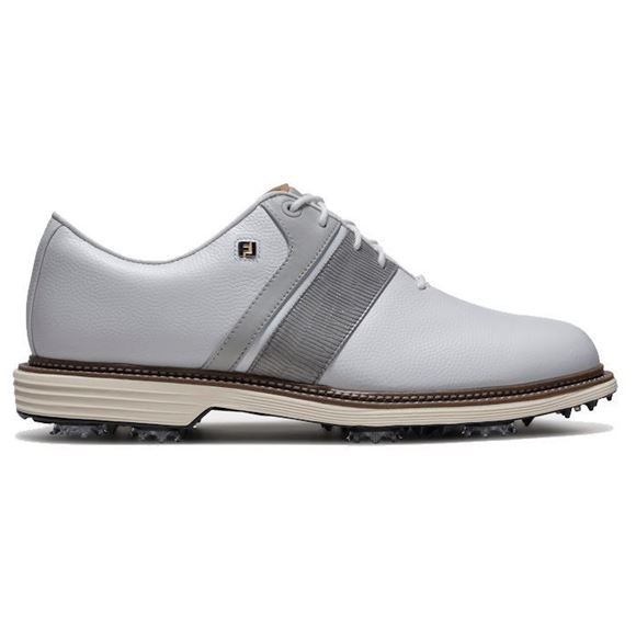 Picture of FootJoy Mens  Premiere Series Packard Golf Shoes White/Grey 54562 2026